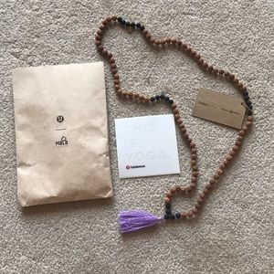 Lululemon Practice Patience Mala Necklace NWT